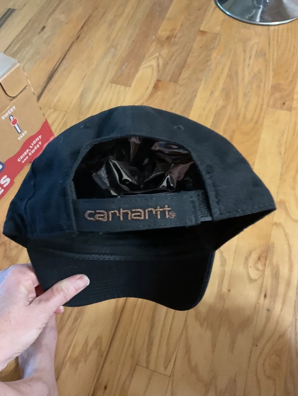 NWT Carhartt Men’s Odessa Cap Black Canvas Baseball Hat Adjustable Strap